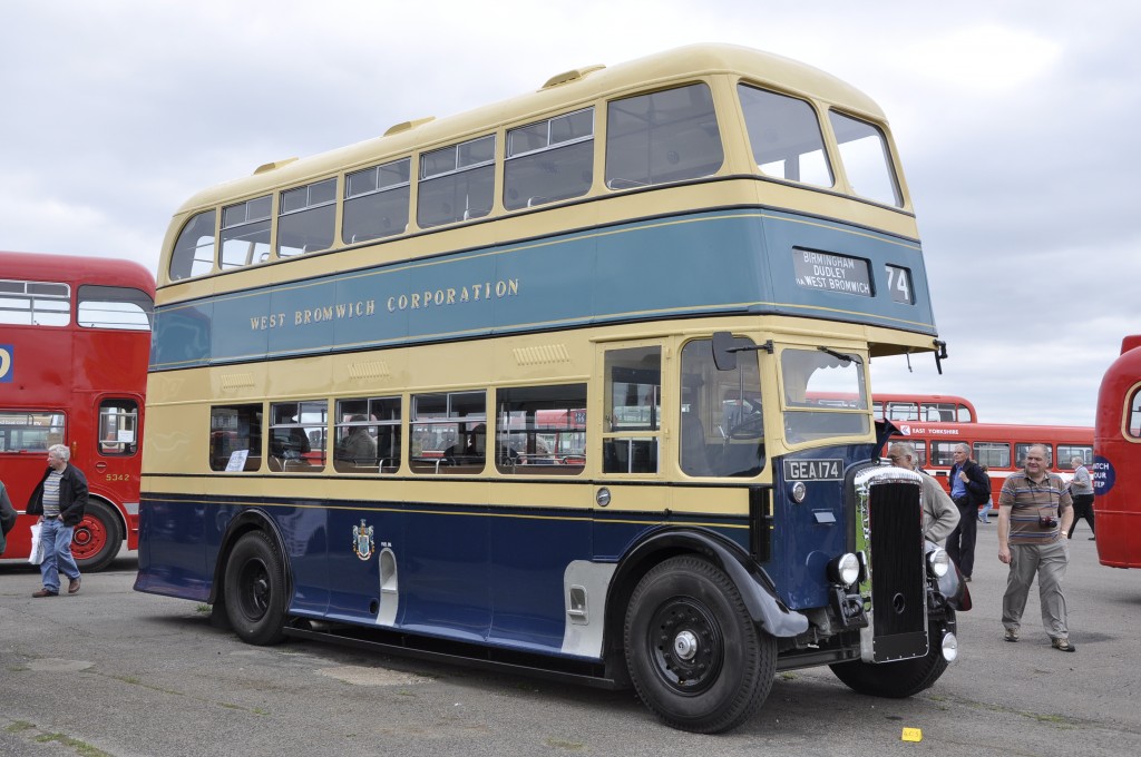 Fresh from restoration, a fine West Bromwich Daimler - magnificent!